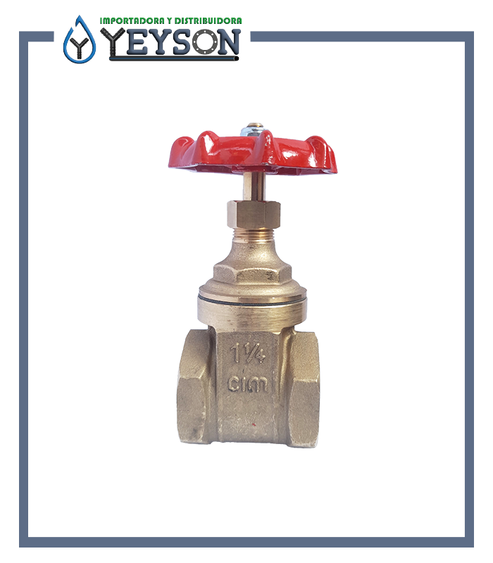 Válvula compuerta de bronce CIM Valve